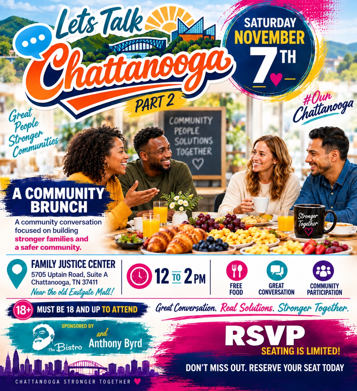 Let’s Talk Chattanooga Part 2 event flyer
